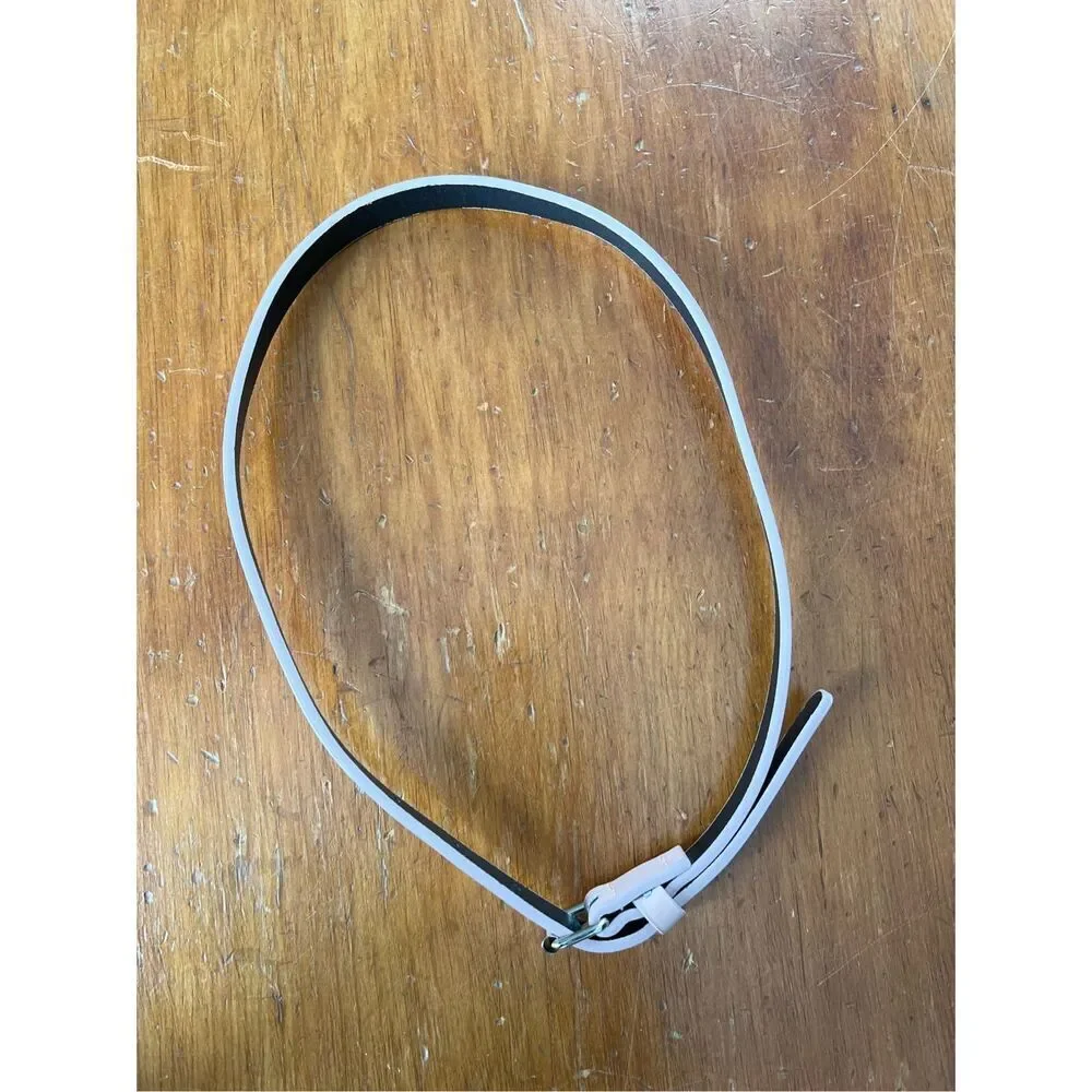 Light pink girls faux leather belt XL